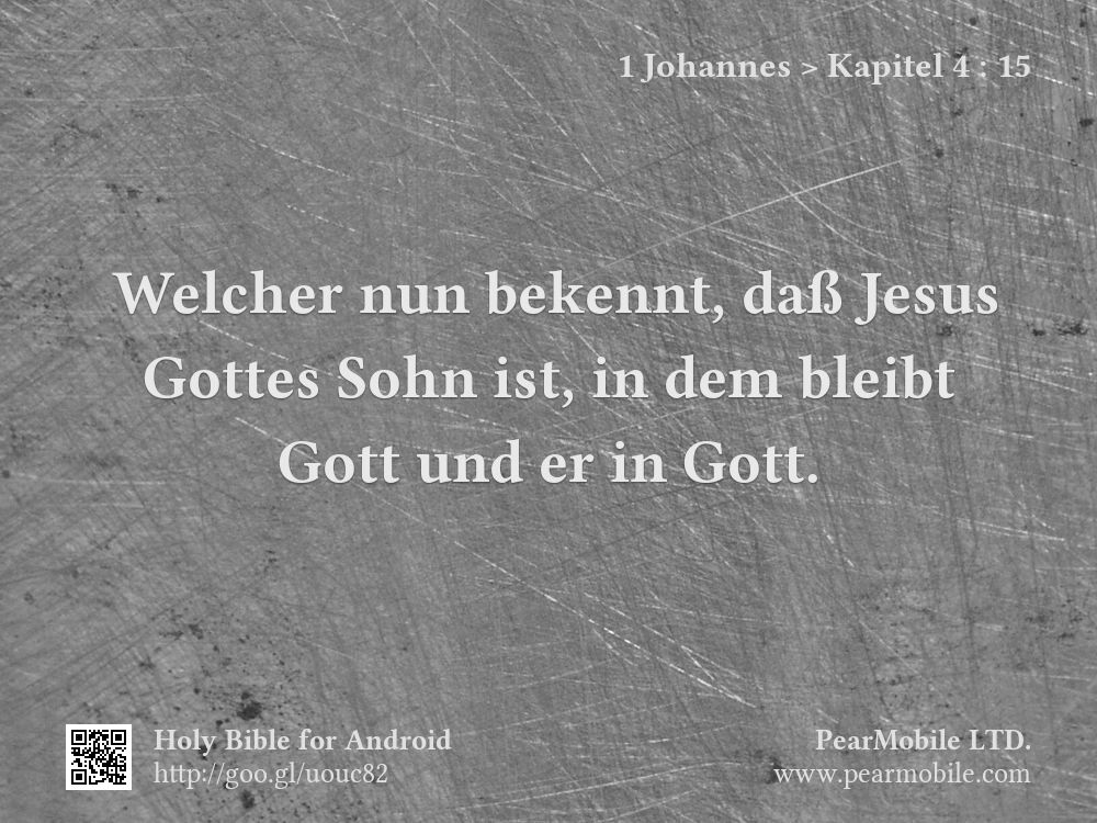 1 Johannes, Kapitel 4:15